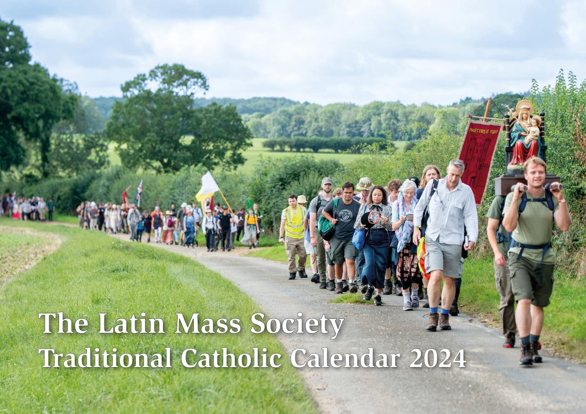 Traditional Catholic Calendar 2024 Latin Mass Society   Cover 0 